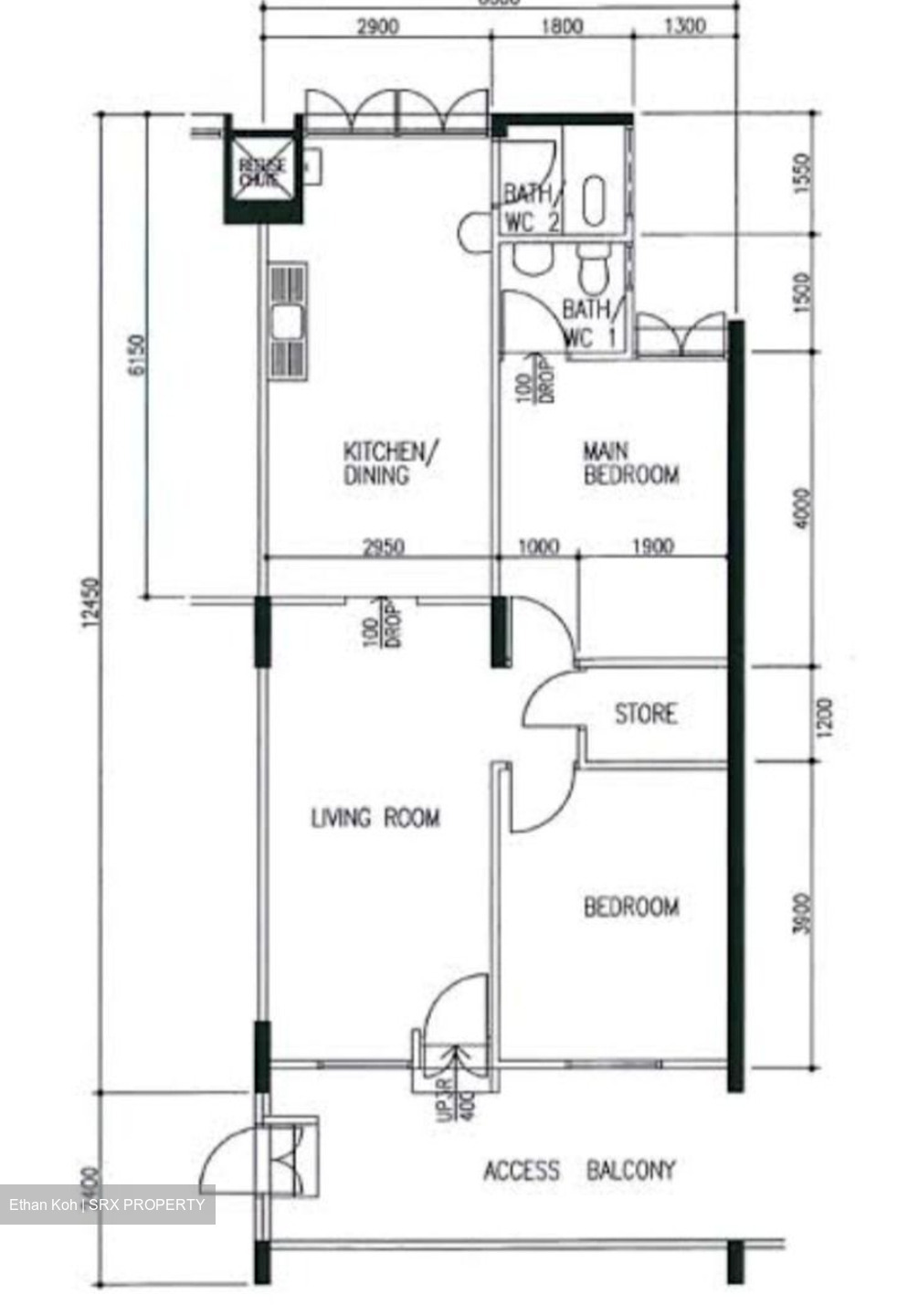 Blk 362 Clementi Avenue 2 (Clementi), HDB 3 Rooms #514088091